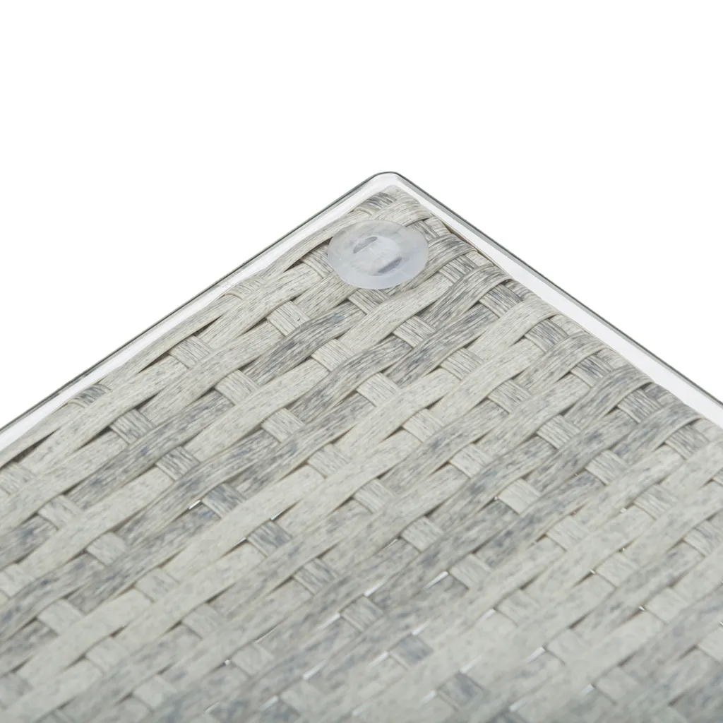 Outsunny 3-tlg. Luxus Polyrattan Gartengarnitur Gartenmöbel Garten-Set Sitzgruppe Loungeset Loungemöbel Inkl. Ablagen Und Beistelltisch Sitzkissen Grau 7 Outsunny 3-tlg. Luxus Polyrattan Gartengarnitur Gartenmöbel Garten-Set Sitzgruppe Loungeset Loungemöbel Inkl. Ablagen Und Beistelltisch Sitzkissen Grau – Bild 7