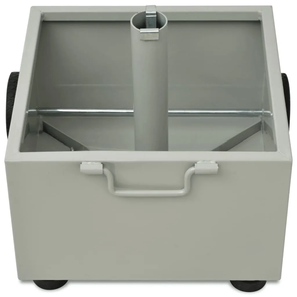 VidaXL Bepflanzbarer Sonnenschirmständer Blumentopf Grau 3 VidaXL Bepflanzbarer Sonnenschirmständer Blumentopf Grau – Bild 3