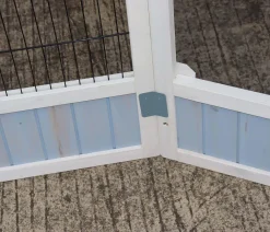 Dehner Vogelgehege Santorini, 60 X 116,4 X 136 Cm, Holz/Metall, Weiß/blau -Garten- & Gewächshäuser Geschäft 173476653300e69db0f04db4f09ef2ef