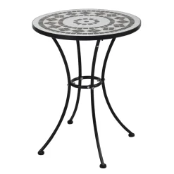 SVITA Bistro-Set Mosaik Balkon-Set 2 Personen Metall Sitzgruppe Klappbar Schwarz -Garten- & Gewächshäuser Geschäft 1759973f6d2c6ecd4d5ea5f12da5d3a8