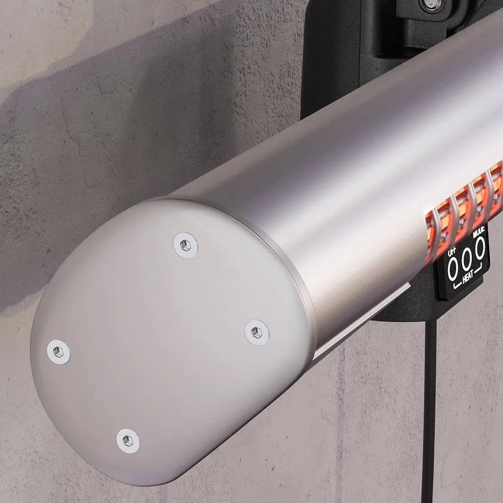 GGM Moebel International ROBERTO | Stand Heizstrahler | Edelstahl | 2400W | 3 Heizstufen | Infrarot Wärmestrahler, Infrarotstrahler 8 GGM Moebel International ROBERTO | Stand Heizstrahler | Edelstahl | 2400W | 3 Heizstufen | Infrarot Wärmestrahler, Infrarotstrahler – Bild 8