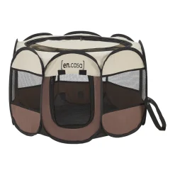 En.casa Hundelaufstall Telford 58 X 91 X 91 Cm Tierlaufstall Für Innen- Und Außenbereich Welpenlaufstall Hundehütte Braun / Cremefarben 9 En.casa Hundelaufstall Telford 58 X 91 X 91 Cm Tierlaufstall Für Innen- Und Außenbereich Welpenlaufstall Hundehütte Braun / Cremefarben -Garten- & Gewächshäuser Geschäft 17d3e87dd304e00c2f87785c2e29e54c