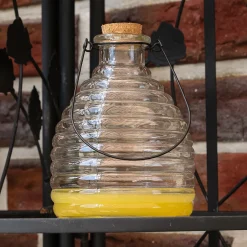 GORANDO Wespenfänger HONIGTOPF - Wespenfalle - Glas - Geriffelt - D: 13cm - H: 17cm - Outdoor 10 GORANDO Wespenfänger HONIGTOPF - Wespenfalle - Glas - Geriffelt - D: 13cm - H: 17cm - Outdoor -Garten- & Gewächshäuser Geschäft 17ecbe5283ccc7264d3d815d29f7fbf9