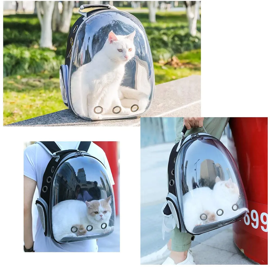 JAMKO RUCKSACKTRANSPORTER FÜR CAT SPACE BACKPACK | Haustierträger Transparenter Rucksack Tragbare Hunde Und Katzen Outdoor-Tragetasche Atmungsaktives Kapsel-Design 180-Grad-Besichtigung Für Haustiere Reisen, Gehen 3 JAMKO RUCKSACKTRANSPORTER FÜR CAT SPACE BACKPACK | Haustierträger Transparenter Rucksack Tragbare Hunde Und Katzen Outdoor-Tragetasche Atmungsaktives Kapsel-Design 180-Grad-Besichtigung Für Haustiere Reisen, Gehen – Bild 3