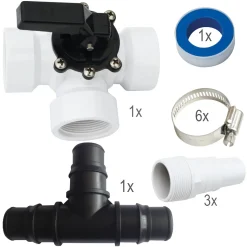 Steinbach Group Intex Bypass-Set Für 38mm Schwimmbadschlauch 3-Wege-Ventil, T-Stück, Schlauchtüllen, Schlauchklemmen Teflonband 24 Steinbach Group Intex Bypass-Set Für 38mm Schwimmbadschlauch 3-Wege-Ventil, T-Stück, Schlauchtüllen, Schlauchklemmen Teflonband -Garten- & Gewächshäuser Geschäft 182029fd3c1440b679a0835b9f40b069