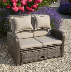 Greemotion Gartenbank 3-in-1 Bahia Rondo, Ca. 121 X 99 X 86 Cm Braun Kunststoff 22 Greemotion Gartenbank 3-in-1 Bahia Rondo, Ca. 121 X 99 X 86 Cm Braun Kunststoff -Garten- & Gewächshäuser Geschäft 184be40b2969b0eaddcc3370a7615068