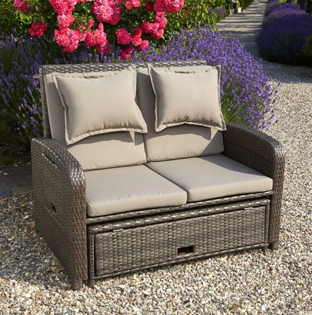 Greemotion Gartenbank 3-in-1 Bahia Rondo, Ca. 121 X 99 X 86 Cm Braun Kunststoff 7 Greemotion Gartenbank 3-in-1 Bahia Rondo, Ca. 121 X 99 X 86 Cm Braun Kunststoff – Bild 7