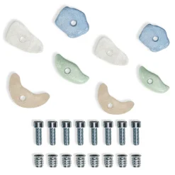 MAMOI Klettergriffe Klettersteine Für Kletterwand Griffe Boulderwand Für Kinder Inklusive Befestigungsmaterial EU
