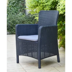 ALLIBERT By KETER Keter Gartensessel Trenton Graphitgrau -Garten- & Gewächshäuser Geschäft 18d94e26a21bd3d72ea34719f1cfea23