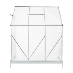 Juskys Aluminium Anlehn-Gewächshaus 2,4 M² – Treibhaus Mit Schiebetür, Fenster Zum Lüften & Stahl-Fundament – Stabiles Pflanzenhaus Für Garten 28 Juskys Aluminium Anlehn-Gewächshaus 2,4 M² – Treibhaus Mit Schiebetür, Fenster Zum Lüften & Stahl-Fundament – Stabiles Pflanzenhaus Für Garten -Garten- & Gewächshäuser Geschäft 18eec274ebfc4492a2821474a798399e