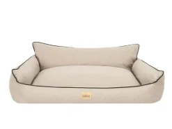 Hobbydog Orthopädisches Hundebett JOKER Bett Hund Sofa Schlafplatz Korb Matratze Tierbett L 64x49 Cm Beige Optisch Wie Leinen