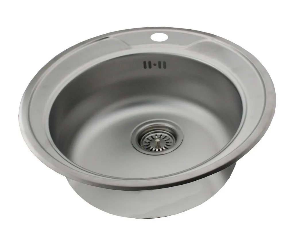 Edelstahl Rund Küchenspüle Edelstahlspüle Einbauspüle Spüle Rundspüle Durchmesser 48cm 48Ø Premium-Line Inclusive Ablaufgarnitur Spülmaschinen Anschluss Und Überlauf Und Vorgestanztem Hahnloch Von Keton 2 Edelstahl Rund Küchenspüle Edelstahlspüle Einbauspüle Spüle Rundspüle Durchmesser 48cm 48Ø Premium-Line Inclusive Ablaufgarnitur Spülmaschinen Anschluss Und Überlauf Und Vorgestanztem Hahnloch Von Keton – Bild 2