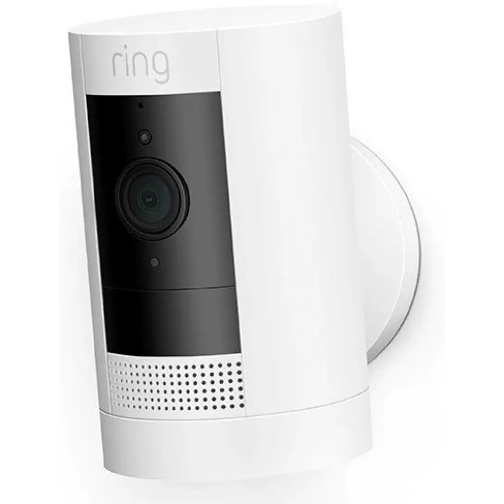 Ring Stick Up Cam BatteryHD-Sicherheitskamera Mit Gegensprechfunktion Weiß - Neu 2 Ring Stick Up Cam BatteryHD-Sicherheitskamera Mit Gegensprechfunktion Weiß - Neu – Bild 2