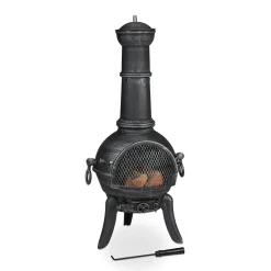 Relaxdays Terrassenofen Mit Funkenschutz