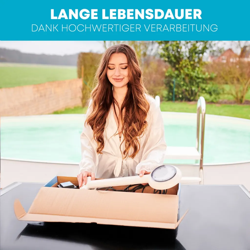 Paradies Pool LED Einhänge Scheinwerfer 8 W Pool Schwimmbad Beleuchtung RGB Trafo 2 Paradies Pool LED Einhänge Scheinwerfer 8 W Pool Schwimmbad Beleuchtung RGB Trafo – Bild 2