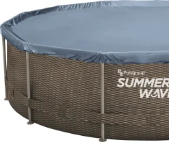 Summer Waves Pool Frame Dark Double Rattan Print Aktive 4,88 M X 1,22 M 6 Summer Waves Pool Frame Dark Double Rattan Print Aktive 4,88 M X 1,22 M -Garten- & Gewächshäuser Geschäft 194a8ba4c1aa5ab0d67a9d5582b6ffb7