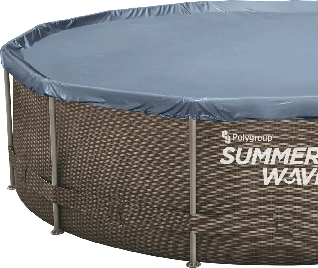 Summer Waves Pool Frame Dark Double Rattan Print Aktive 4,88 M X 1,22 M 3 Summer Waves Pool Frame Dark Double Rattan Print Aktive 4,88 M X 1,22 M – Bild 3