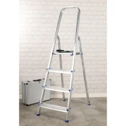 Haushalt International Haushaltsleiter 4 - Stufig, Aus Aluminium