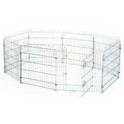 PawHut Freilaufgehege Welpenauslauf Welpenzaun Laufstall Welpengitter Für Tiere 8-teilig B63 X H60 Cm -Garten- & Gewächshäuser Geschäft 197bf4b0f9add387fcf34075b6f7ed91