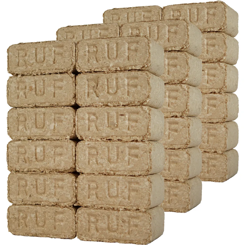 Briketts.k 300kg Holz Briketts RUF Form Buche & Eiche Hartholz Für Ofen & Kamin - 30 X 10kg 3 Briketts.k 300kg Holz Briketts RUF Form Buche & Eiche Hartholz Für Ofen & Kamin - 30 X 10kg – Bild 3