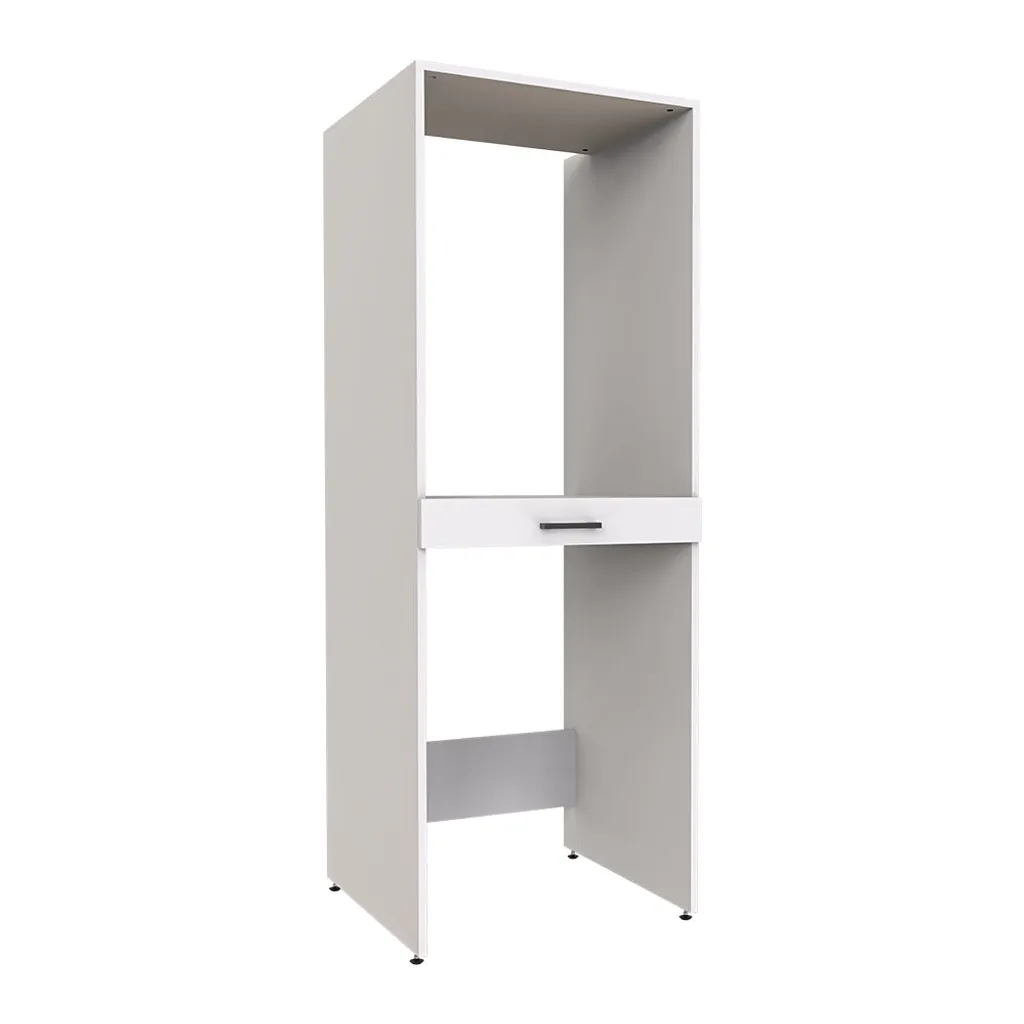 Roomartstore.de Roomart - Waschmaschinenschrank Für Trockner & Waschmaschine - Mit Ausziehbrett - Weiß - Schwarz Eiche: Weiß / + Ohne Klappschrank 5 Roomartstore.de Roomart - Waschmaschinenschrank Für Trockner & Waschmaschine - Mit Ausziehbrett - Weiß - Schwarz Eiche: Weiß / + Ohne Klappschrank – Bild 5