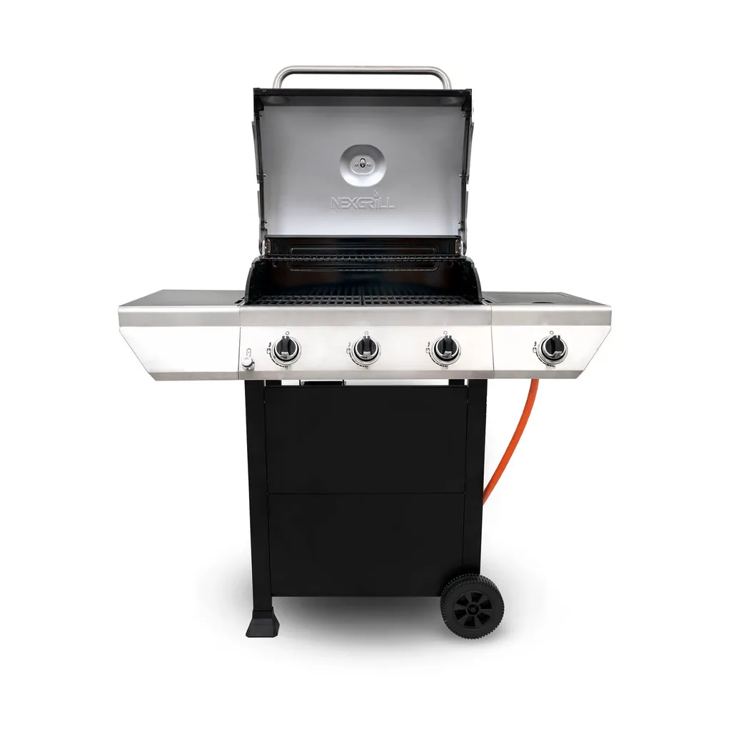 Nexgrill 3B Classic Gasgrill I 3 Brenner Gas Grill Mit Seitenbrenner I Grillwagen Mit Grillthermometer, Seitenablage Und Seitenkochfeld 2 Nexgrill 3B Classic Gasgrill I 3 Brenner Gas Grill Mit Seitenbrenner I Grillwagen Mit Grillthermometer, Seitenablage Und Seitenkochfeld – Bild 2