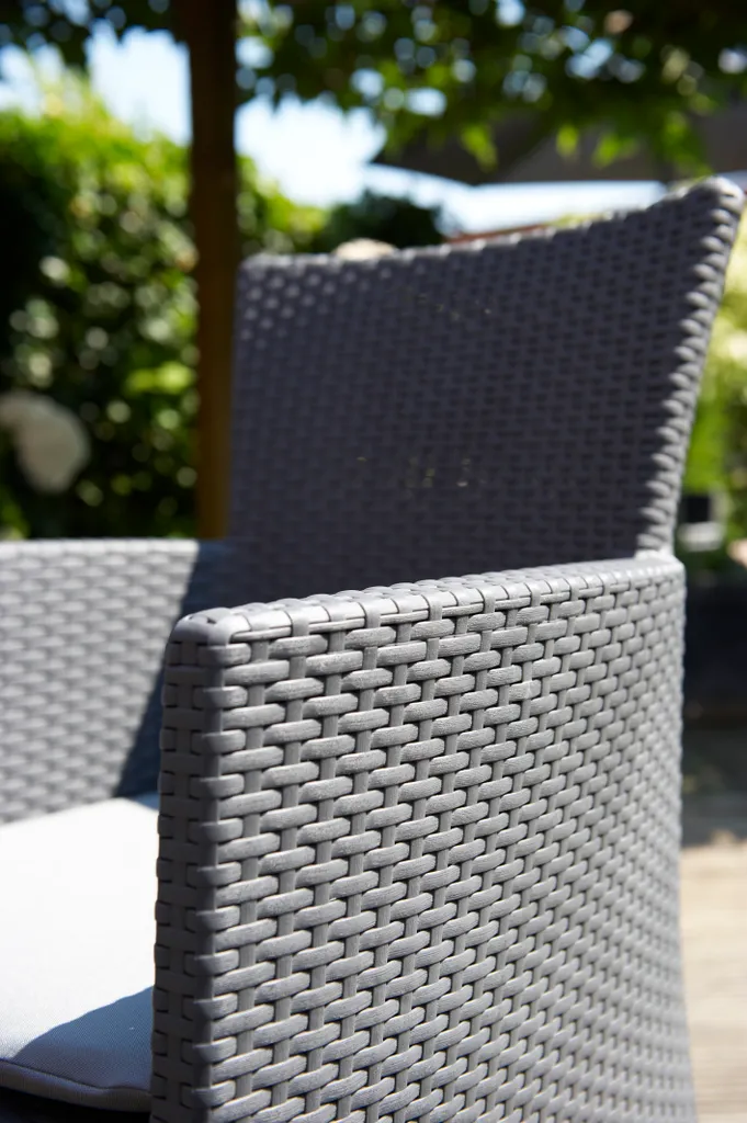 Keter Allibert Balkon- Und Gartenmöbel-Set Rosario Inkl. Sitzauflagen, Farbe Graphit 5 Keter Allibert Balkon- Und Gartenmöbel-Set Rosario Inkl. Sitzauflagen, Farbe Graphit – Bild 5