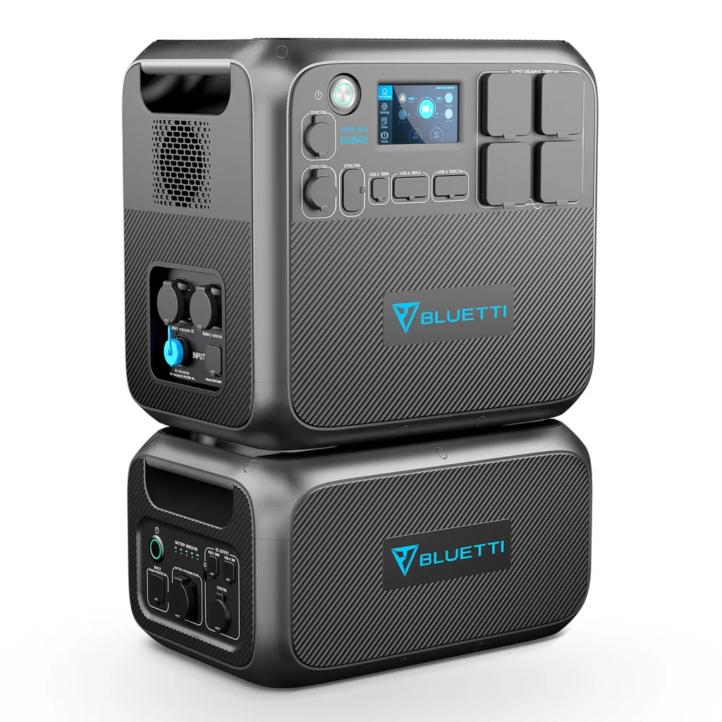 BLUETTI Stromerzeuger AC200MAX Und Erweiterungsakku B230, 4096Wh LiFePO4-Akku-Kapazität & 4 2200W AC-Ausgänge (4800W Peak) Für Den Hausgebrauch, Notfall, Road Trip 1 BLUETTI Stromerzeuger AC200MAX Und Erweiterungsakku B230, 4096Wh LiFePO4-Akku-Kapazität & 4 2200W AC-Ausgänge (4800W Peak) Für Den Hausgebrauch, Notfall, Road Trip