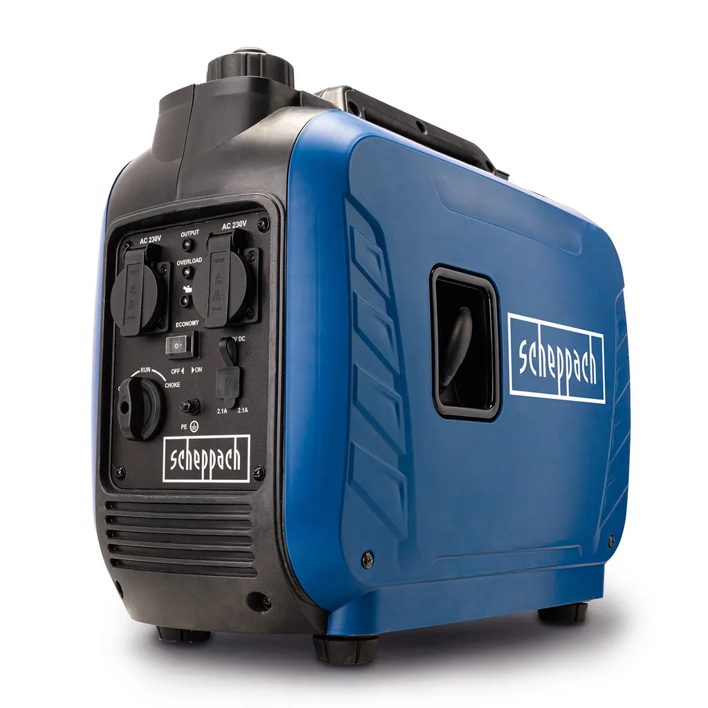 Scheppach Inverter Benzin Stromerzeuger SG2500i | 2000W Leistung | Steckdosen 2x 230V / 2x USB Typ A | 64,1dB Lautstärke | Generator 1 Scheppach Inverter Benzin Stromerzeuger SG2500i | 2000W Leistung | Steckdosen 2x 230V / 2x USB Typ A | 64,1dB Lautstärke | Generator