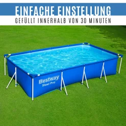 Bestway Steel Pro Framepool 400 X 211 Cm Mit Reinigungset (bundle) - Stahlrahmen Schwimmbecken Mit 7-teilige Pflegeset - Blau -Garten- & Gewächshäuser Geschäft 1ac863014c902c6aa5cc8eb6e0e8e54f