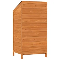 VidaXL Geräteschuppen Braun 55x52x112 Cm Massivholz Tanne -Garten- & Gewächshäuser Geschäft 1ad6ea55775a41398a69fcad1c360f84