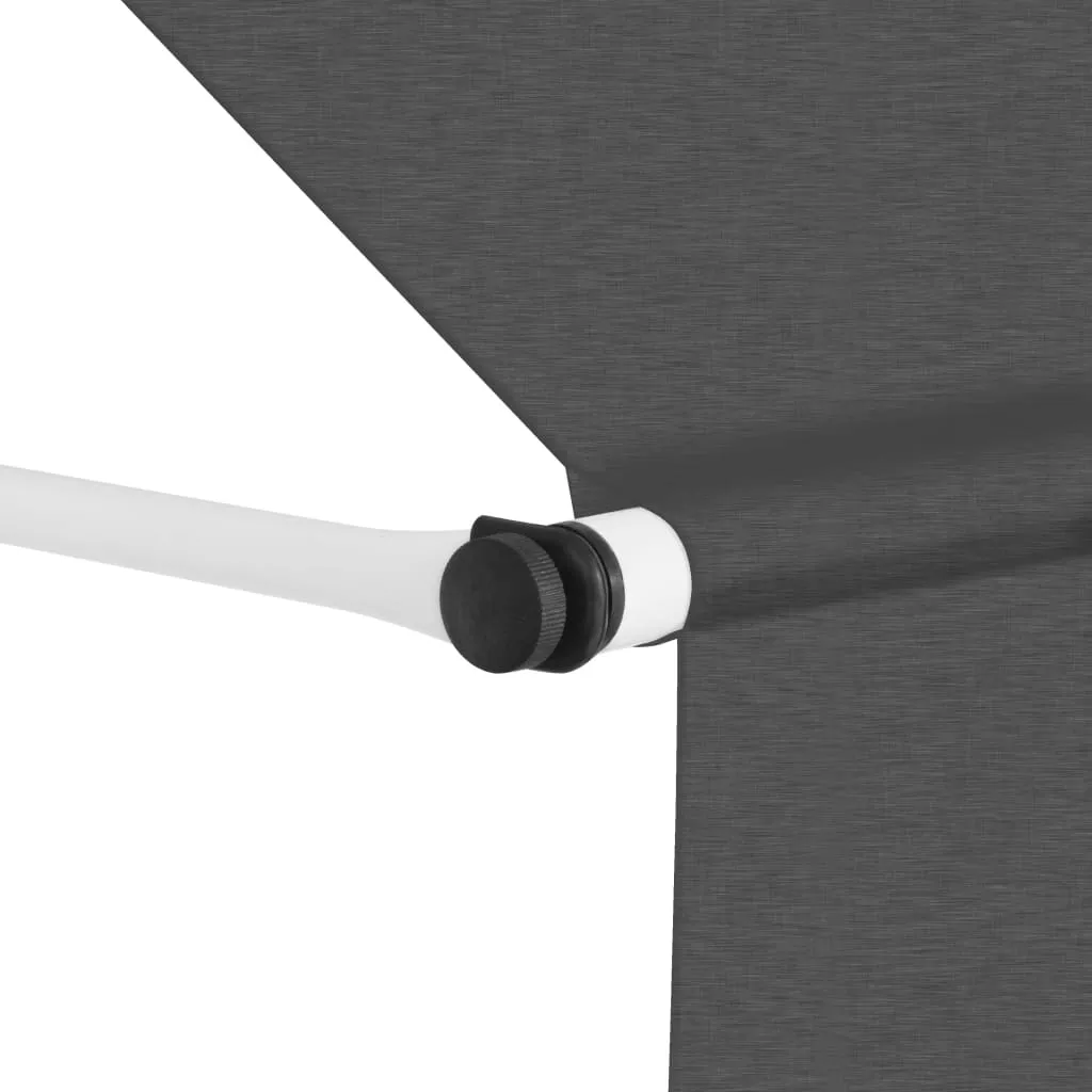 VidaXL Einziehbare Markise Handbetrieben 300 Cm Anthrazit 2 VidaXL Einziehbare Markise Handbetrieben 300 Cm Anthrazit – Bild 2