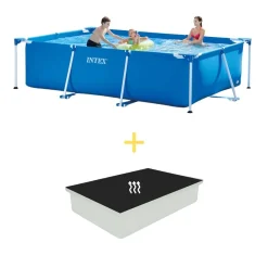 Intex Frame Pool - 300 X 200 X 75 Cm - Inklusive Solarsegel