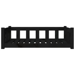 VidaXL Hundebett Schwarz 95,5x65,5x28 Cm Massivholz Kiefer -Garten- & Gewächshäuser Geschäft 1b051240525535dc3f1994b9708d3b2b