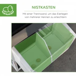 PawHut Hühnerstall Hühnerhaus Mit Nistkasten Rampe Winterfest Hühnervoliere 2 Ebenen Gehege Leicht Zu Reinigen Tannenholz Stahl Asphalt 200 X 80 X 130 Cm 13 PawHut Hühnerstall Hühnerhaus Mit Nistkasten Rampe Winterfest Hühnervoliere 2 Ebenen Gehege Leicht Zu Reinigen Tannenholz Stahl Asphalt 200 X 80 X 130 Cm -Garten- & Gewächshäuser Geschäft 1b14cf122f31c98aa7919028d4bfb314