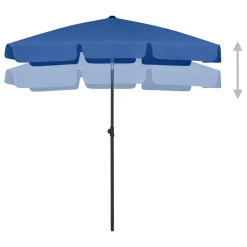 VidaXL Strandschirm Azurblau 180x120 Cm 10 VidaXL Strandschirm Azurblau 180x120 Cm -Garten- & Gewächshäuser Geschäft 1b1b0cad9609ba6880048fc253311c4b