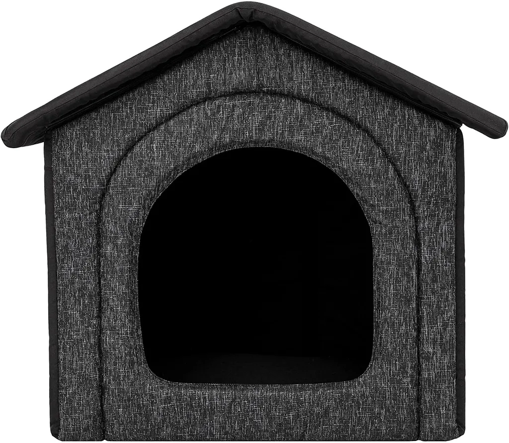 Hobbydog Hundehütte, Hundeecke, Ruhebereich, Zwinger, Tierheim, Hundezwinger, Haustierhütte, Haustierzwinger,Graphit Ökoleinen + Schwarz Oxford, R5: 60 X 70 Cm 2 Hobbydog Hundehütte, Hundeecke, Ruhebereich, Zwinger, Tierheim, Hundezwinger, Haustierhütte, Haustierzwinger,Graphit Ökoleinen + Schwarz Oxford, R5: 60 X 70 Cm – Bild 2