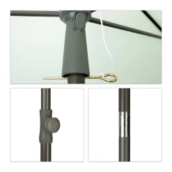 Relaxdays Sonnenschirm Rechteckig 200 X 120 Cm -Garten- & Gewächshäuser Geschäft 1b481182ac04e67864adc7e38aa69772