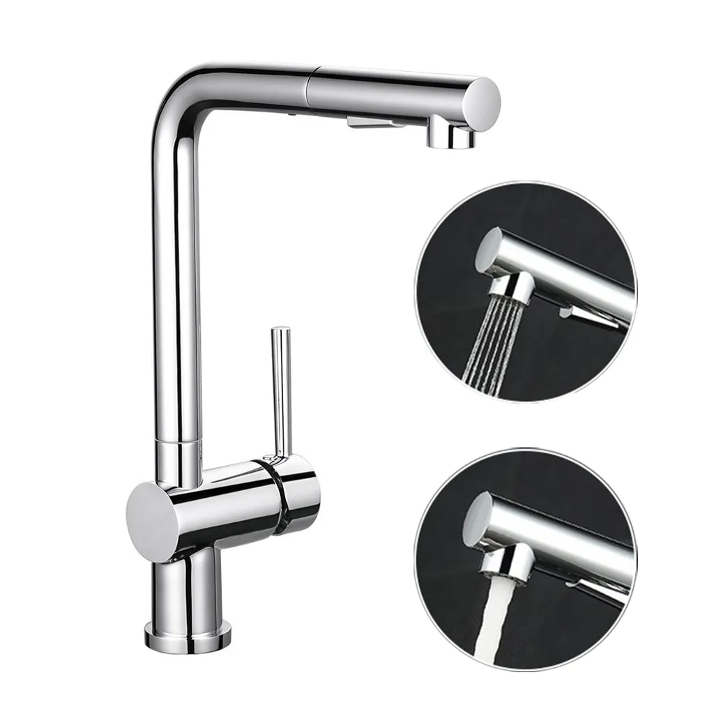 Homelody Wasserhahn Küche Ausziehbar Küchenarmatur Mit 2 Strahlarten Spültischarmatur 360° Schwenkbar Mischbatterie Küche Messing Chrom 1 Homelody Wasserhahn Küche Ausziehbar Küchenarmatur Mit 2 Strahlarten Spültischarmatur 360° Schwenkbar Mischbatterie Küche Messing Chrom