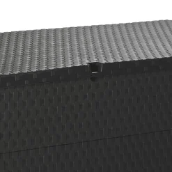 VidaXL Garten-Aufbewahrungsbox Anthrazit 120x56x63 Cm PP Rattan -Garten- & Gewächshäuser Geschäft 1b6d9caa3613c6f082cdcc44f0d64c78