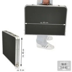 Amanka Alu Campingtisch Ca. 90x60cm Höhenverstellbar Reisetisch Klapptisch Kofferformat -Garten- & Gewächshäuser Geschäft 1b794da183172a84604131a444cb92d3