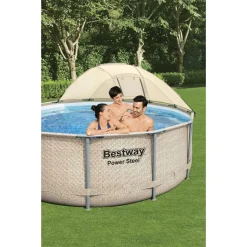 Bestway Power Steel™ Frame Pool Komplett-Set, Rund, 396x107cm, 5614V -Garten- & Gewächshäuser Geschäft 1bbbb95a29b35357dd8d50a4ea2c1508 5