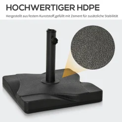 Outsunny Sonnenschirmständer 20 Kg Schirmständer Für Sonnenschirm Schirmstangen 30-38 Mm Sonnenschirmfuß Für Garten Terrasse Balkon Zement 41,5 X 41,5 Schwarz 12 Outsunny Sonnenschirmständer 20 Kg Schirmständer Für Sonnenschirm Schirmstangen 30-38 Mm Sonnenschirmfuß Für Garten Terrasse Balkon Zement 41,5 X 41,5 Schwarz -Garten- & Gewächshäuser Geschäft 1bda99c49a5aa8e45f00eefbcfa5ed21