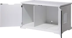 Dobar Großer Design Katzenschrank "le XL", Katzenhöhle Aus Holz, 95 X 54 X 57,5 Cm, Weiß -Garten- & Gewächshäuser Geschäft 1c27f05a682a58540443f66f855c6843