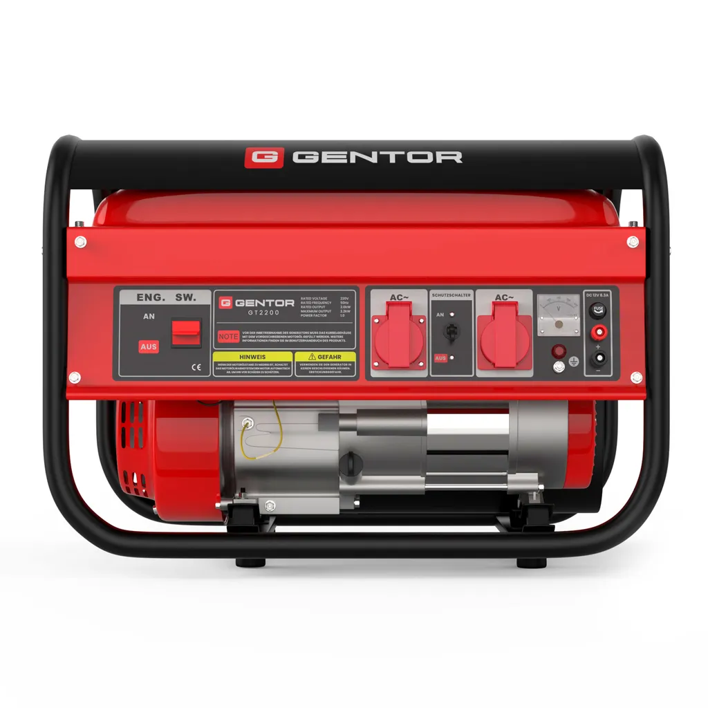 BLACKCOCO's 4-Takt 6.5 PS GT2200 Stromerzeuger 2200 Watt Generator Notstromaggregat Benzin Strom Aggregat 3 BLACKCOCO's 4-Takt 6.5 PS GT2200 Stromerzeuger 2200 Watt Generator Notstromaggregat Benzin Strom Aggregat – Bild 3