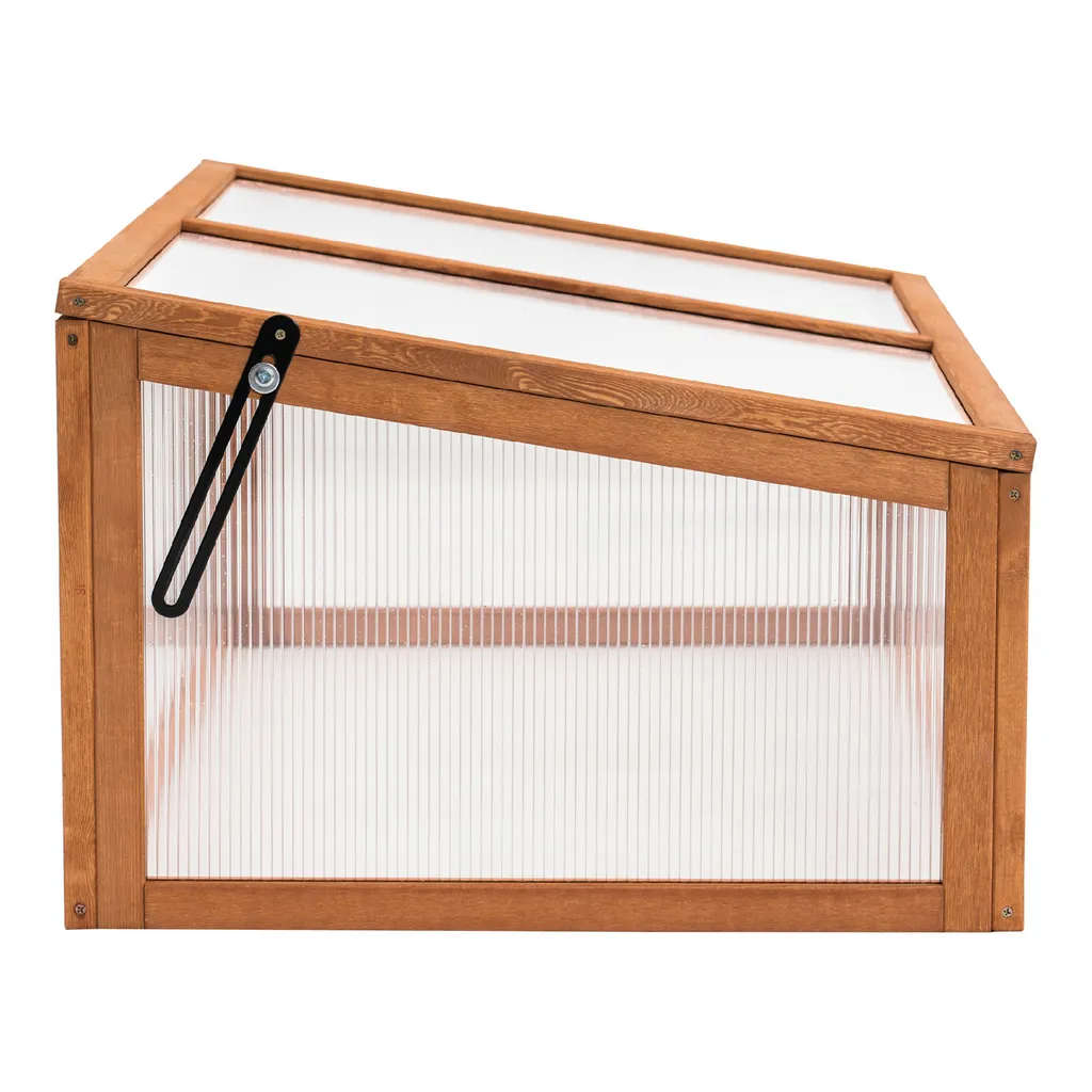 MCombo Frühbeet Gewächshaus Treibhaus Frühbeetkasten Aufsatz Pflanzenbeet Holz 0698 4 MCombo Frühbeet Gewächshaus Treibhaus Frühbeetkasten Aufsatz Pflanzenbeet Holz 0698 – Bild 4