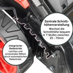 Albatros International STAHLMANN Rasenmäher Benzin Mit Antrieb BR530 – 6,0PS 4,4kW Benzin Rasenmäher Mit Antrieb, 53cm Schnittbreite, Mulchfunktion, Schnitthöhenverstellung, Easy Clean Anschluss, Große Räder, 60L Korb 13 Albatros International STAHLMANN Rasenmäher Benzin Mit Antrieb BR530 – 6,0PS 4,4kW Benzin Rasenmäher Mit Antrieb, 53cm Schnittbreite, Mulchfunktion, Schnitthöhenverstellung, Easy Clean Anschluss, Große Räder, 60L Korb -Garten- & Gewächshäuser Geschäft 1c527303762db80f2c05f02ae557b6e0