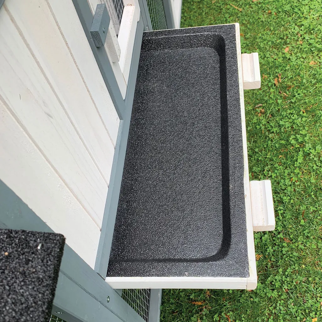 Zoo-XXL Kaninchenstall Picasso - Grau/weiß 9 Zoo-XXL Kaninchenstall Picasso - Grau/weiß – Bild 9