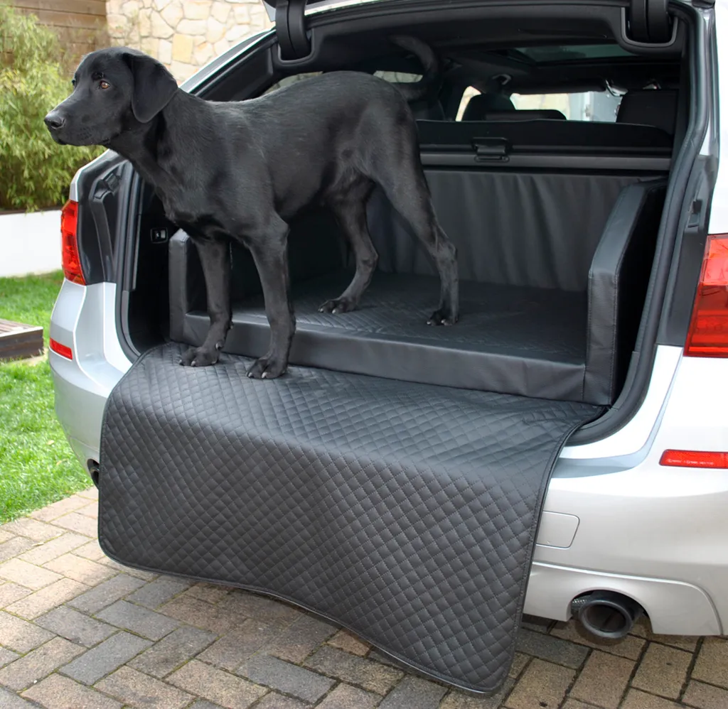 Mayaadi Home Hundebett Kofferraum Bett Schwarz L (100x80x38cm) Travel Autohundebett Schutzdecke Kunst Leder Autositz 2 Mayaadi Home Hundebett Kofferraum Bett Schwarz L (100x80x38cm) Travel Autohundebett Schutzdecke Kunst Leder Autositz – Bild 2