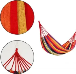 MODERNHOME MODERN HOME Hängematte Doppelhängematte Für 1-2 Personen Outdoor Baumwolle Tragbar Garten Camping Hängematte Belastbarkeit 150kg Rainbow Geeignet Für Reise XXL GW-906 -Garten- & Gewächshäuser Geschäft 1c6493d1da9f927be564a078f61e9973